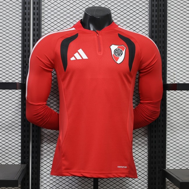 River Plate 26/27 Away Long Sleeve Foot shirt  Player Version  red