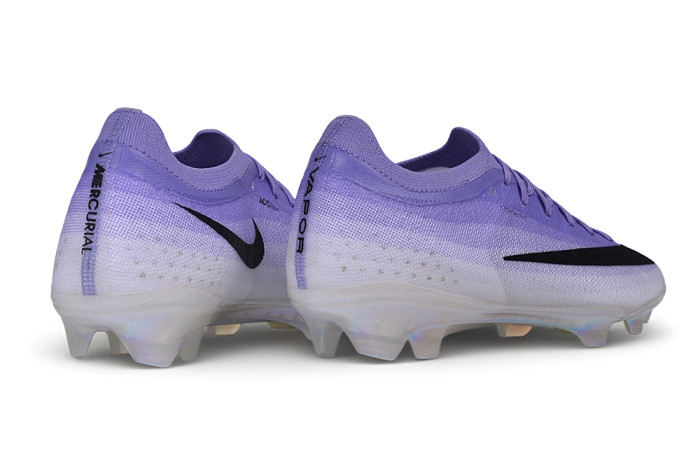 26 Nike Mercurial Vapor 17men & women  Purple Full-Knit Waterproof 3D Textured FG Football shoes