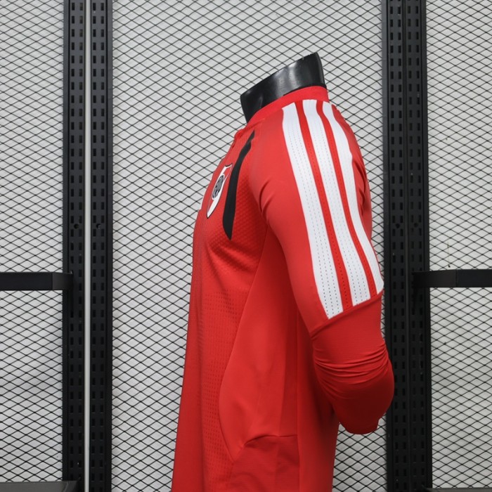 River Plate 26/27 Away Long Sleeve Foot shirt  Player Version  red