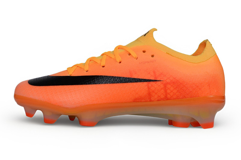 26 Nike Mercurial Vapor 17men & women orange  Full-Knit Waterproof 3D Textured FG Football shoes