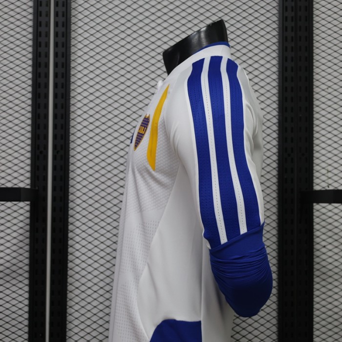 26/27 Boca Juniors  Plate 26/27 Away Long Sleeve Foot shirt  Player Version White