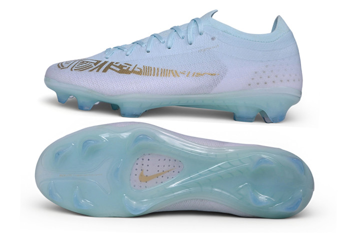 26 Nike Mercurial Vapor 17men & women  Light green Full-Knit Waterproof 3D Textured FG Football shoes