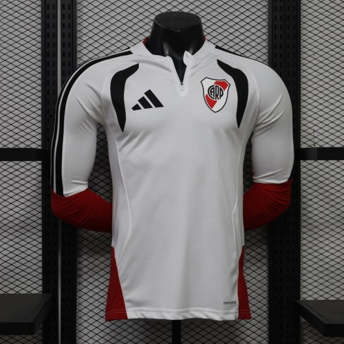 River Plate 26/27 Away Long Sleeve Foot shirt  Player Version white