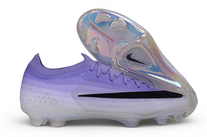 26 Nike Mercurial Vapor 17men & women  Purple Full-Knit Waterproof 3D Textured FG Football shoes
