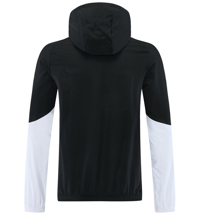 26/27 Liverpool  Hooded Windbreaker  Aduit Trainning suit Black