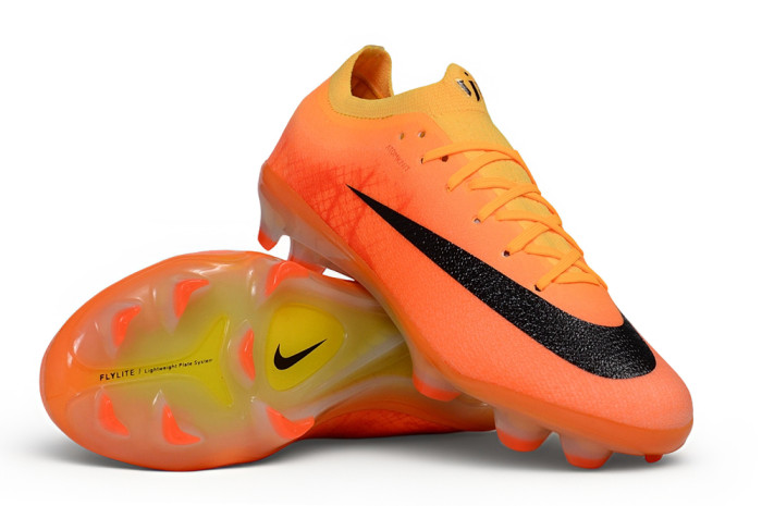 26 Nike Mercurial Vapor 17men & women orange  Full-Knit Waterproof 3D Textured FG Football shoes