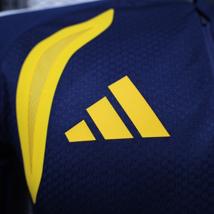 26/27 Boca Juniors  Plate 26/27 Away Long Sleeve Foot shirt  Player Version White