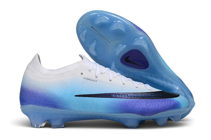 26 Nike Mercurial Vapor 17men & women blue Full-Knit Waterproof 3D Textured FG Football shoes