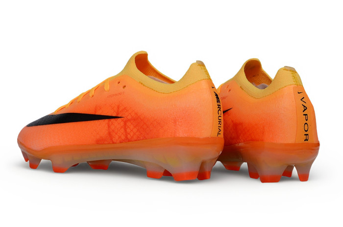 26 Nike Mercurial Vapor 17men & women orange  Full-Knit Waterproof 3D Textured FG Football shoes