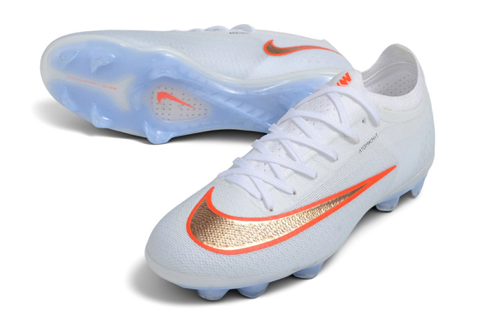 26 Nike Mercurial Vapor 17men & women White   Full-Knit Waterproof 3D Textured FG Football shoes