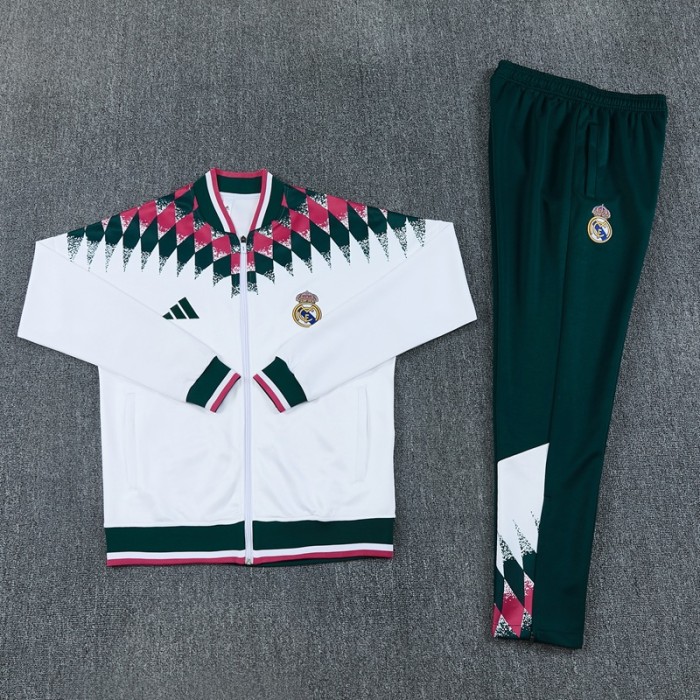 26/27 Real Madrid Adult jacket Dark white