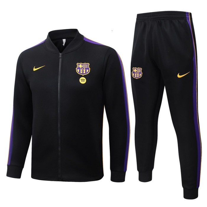 26/27 Barcelona Adult jacket black Purple Long black