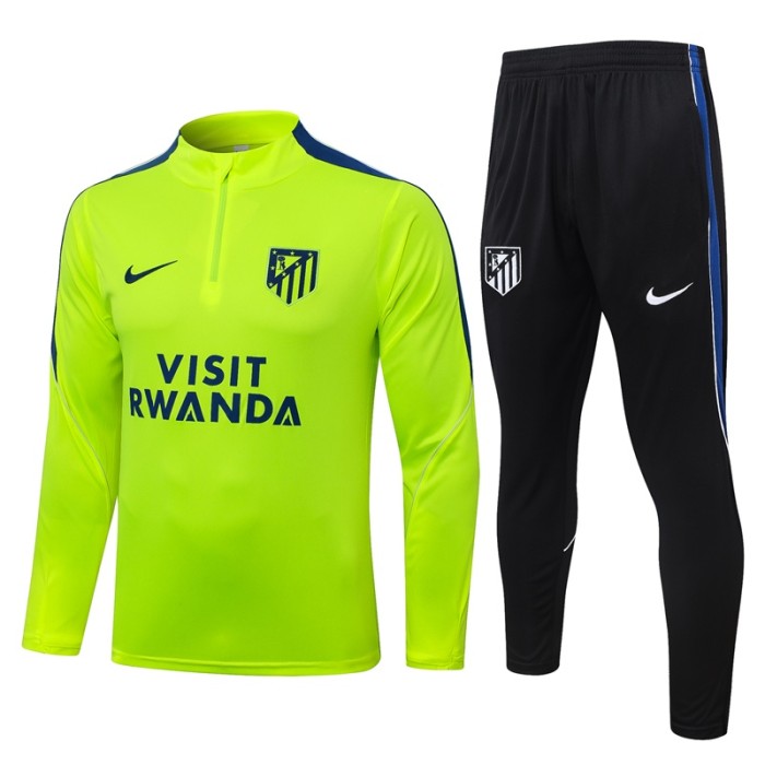 26/27 Atlético Madrid  Adult jacket black Purple Long fluorescent green