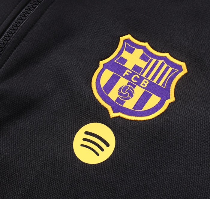 26/27 Barcelona Adult jacket black Purple Long black