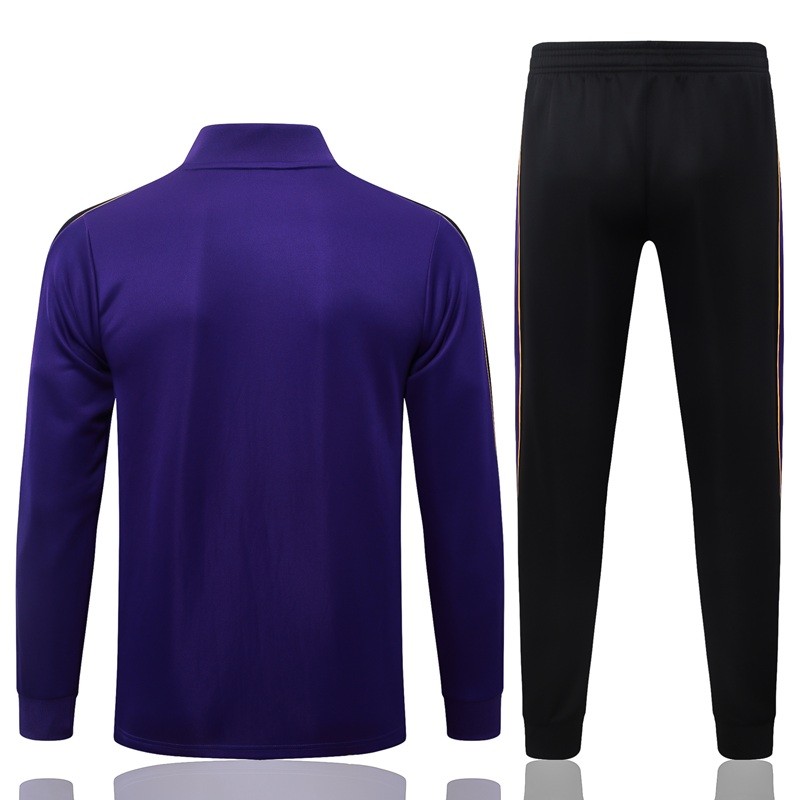 26/27 Barcelona Adult jacket black Purple Long  Purple