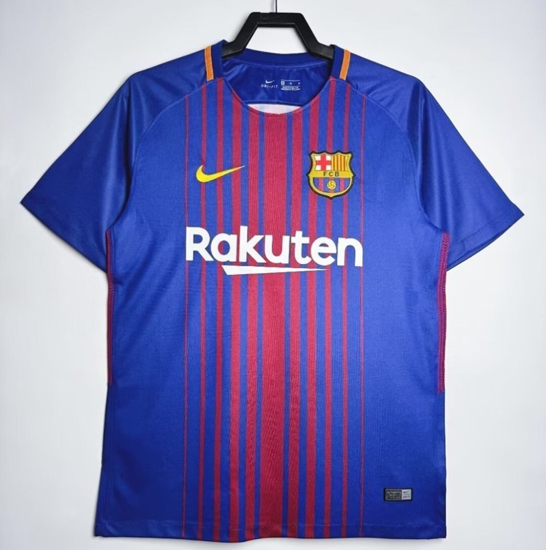 Retro Barcelona 17/18 home football Jersey