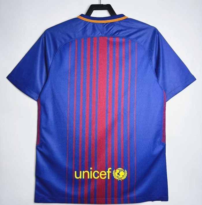 Retro Barcelona 17/18 home football Jersey