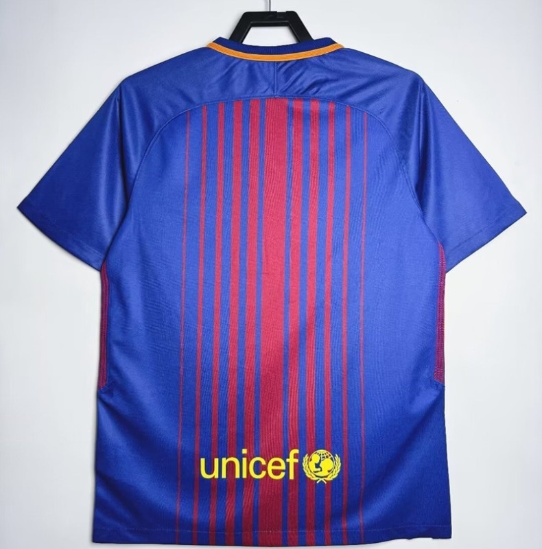 Retro Barcelona 17/18 home football Jersey