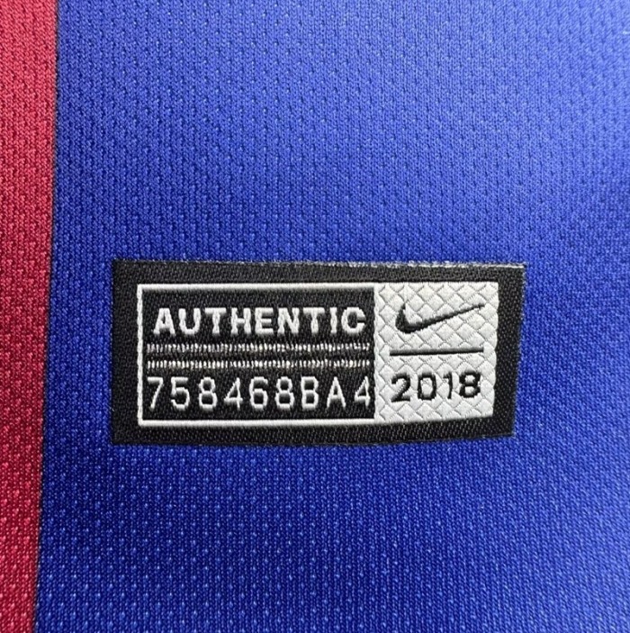 Retro Barcelona 18/19 home  football Jersey