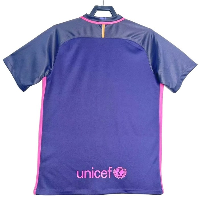 Retro Barcelona 16/17 Away game  football Jersey