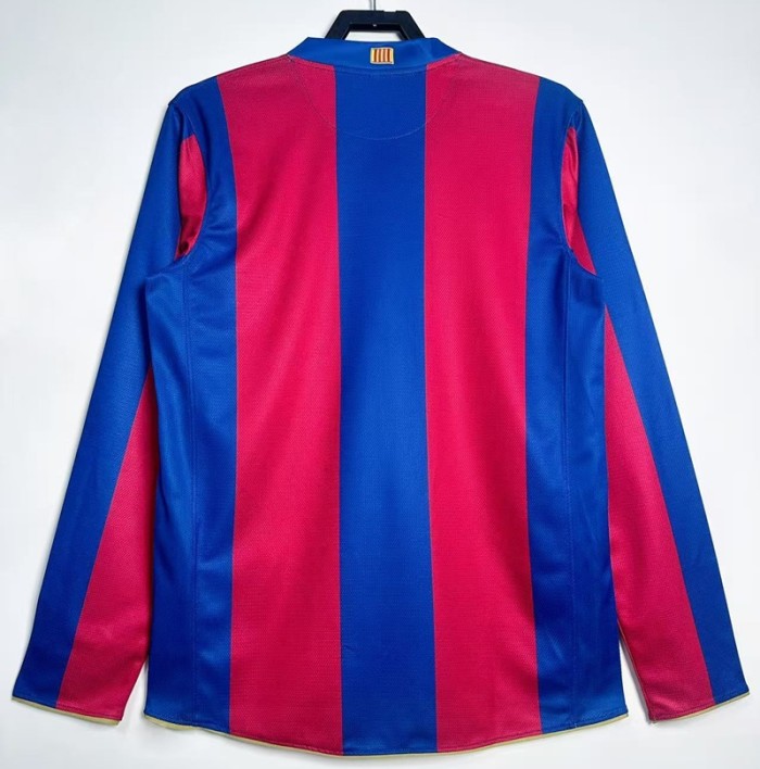 Retro 07/08 Barcelona long sleeves home