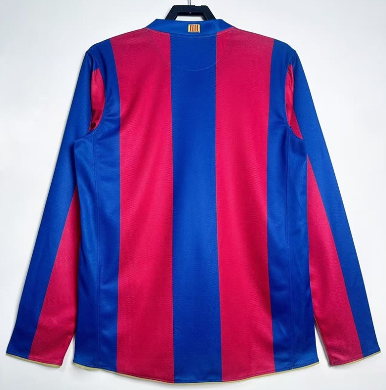 Retro 07/08 Barcelona long sleeves home