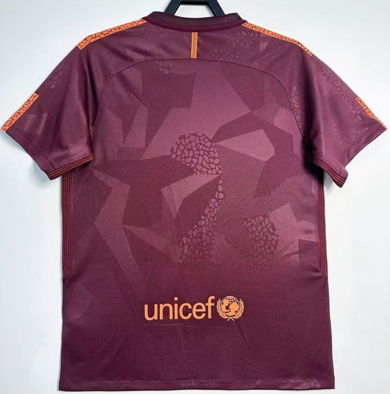 Retro Barcelona 17/18 Second Away Venue football Jersey