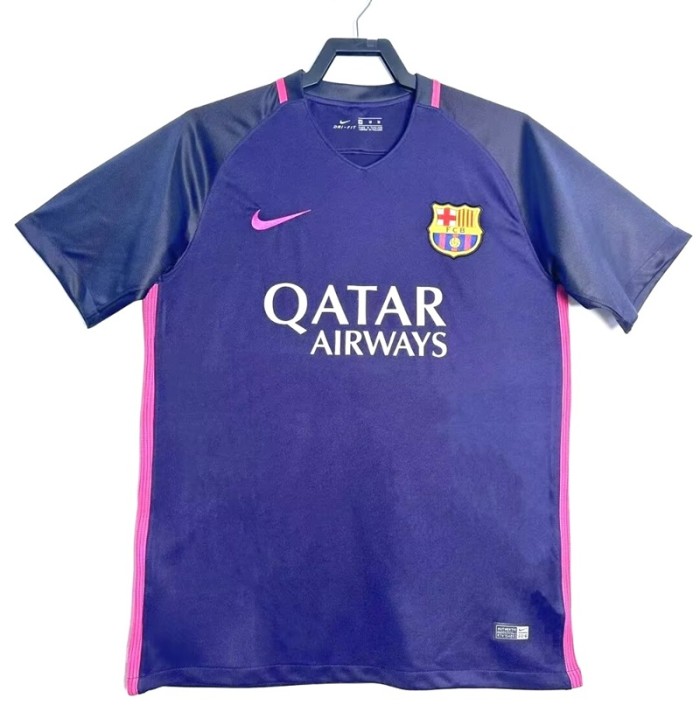 Retro Barcelona 16/17 Away game  football Jersey