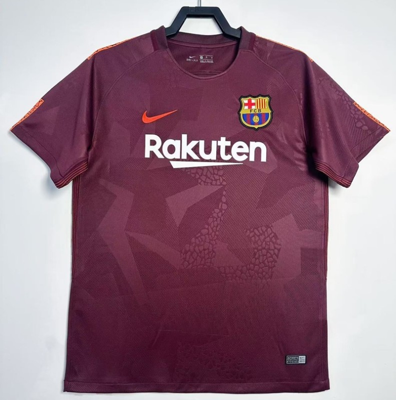 Retro Barcelona 17/18 Second Away Venue football Jersey