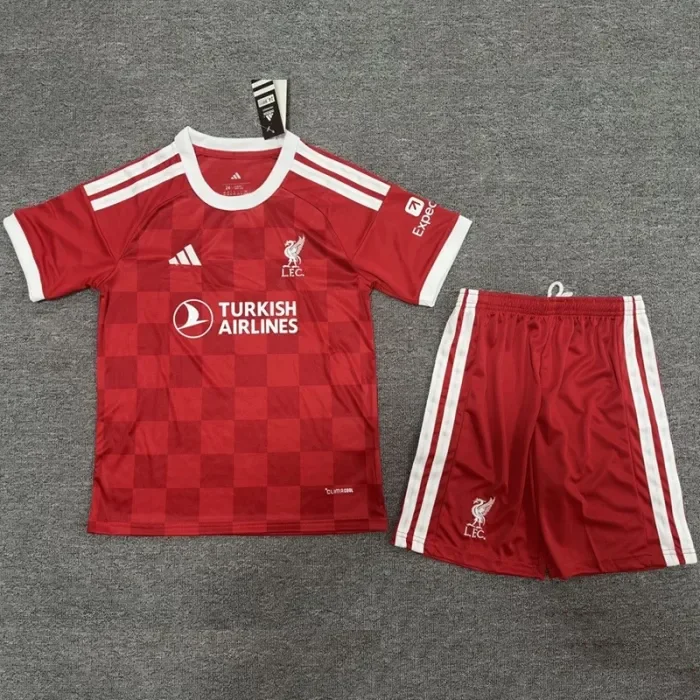 27/28 liverpool home kids kit Soccer jersey