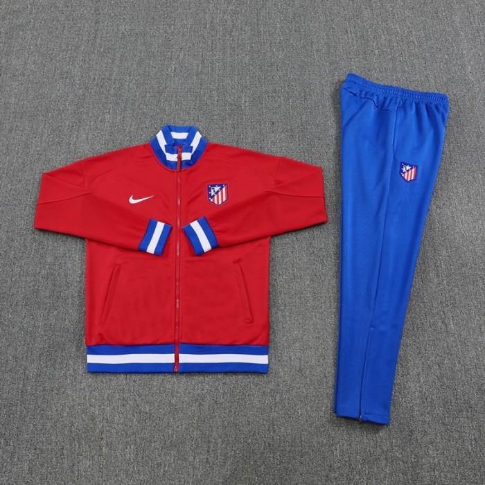 2627Atletico Madrid  Adult jacket Red and Blue