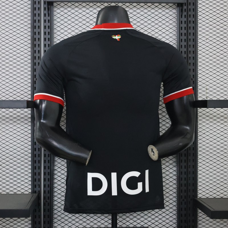 26/27 Athletic Bilbao  Away Player Version black