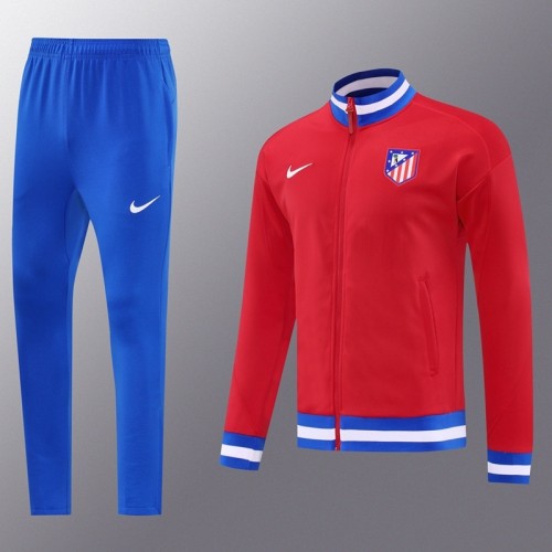 2627Atletico Madrid  Adult jacket Red and Blue