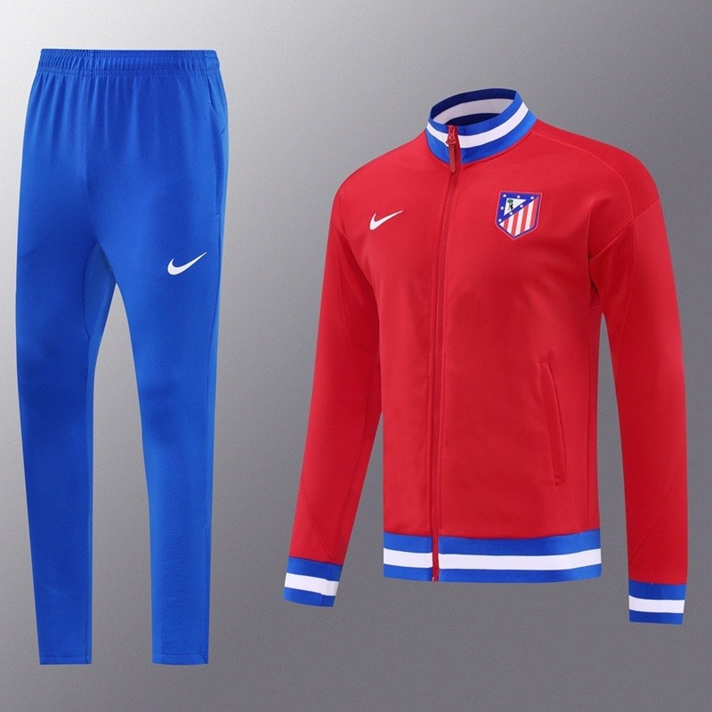 2627Atletico Madrid  Adult jacket Red and Blue