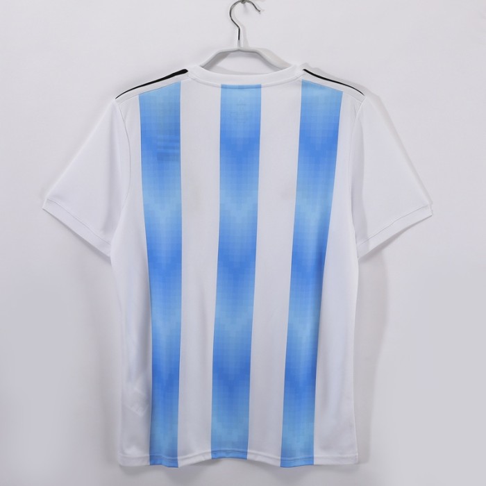 Retro 2018 Argentina home football Jersey