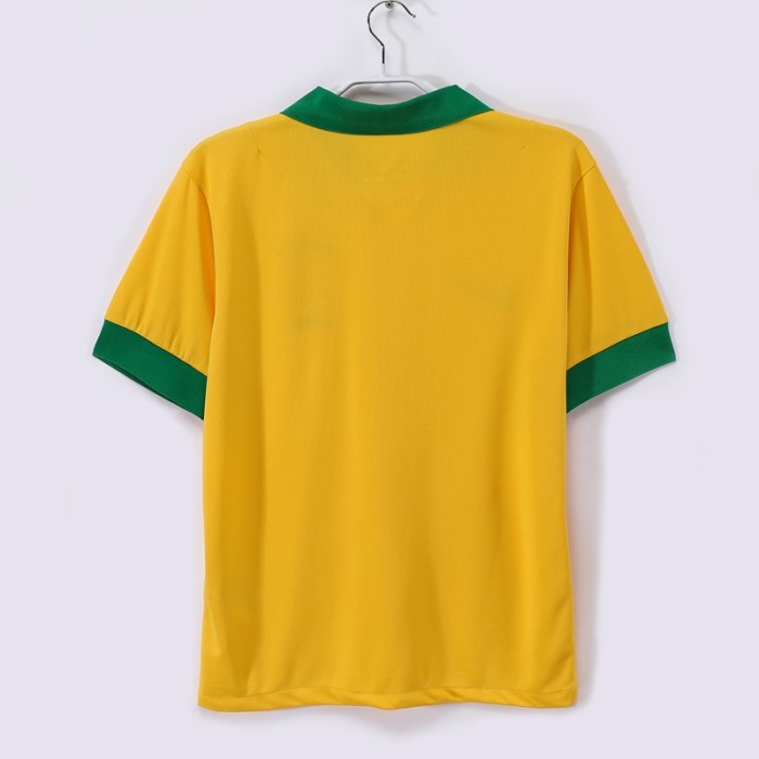 Retro 2013 Brazil home football Jersey