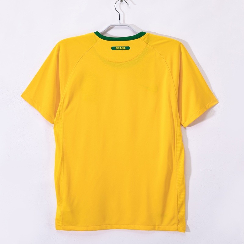 Retro 2010 Brazil home football Jersey