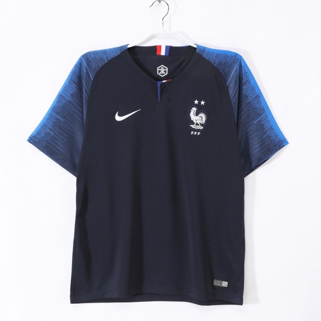 Retro2018 France Champion Home Jersey