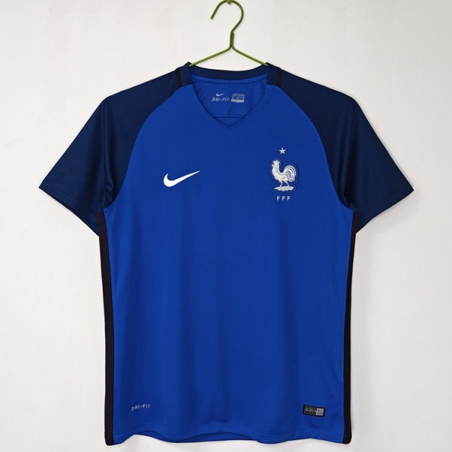 Retro 2016 France home football jersey