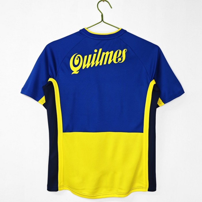 Retro 01/02 Boca Juniors  home  football jersey