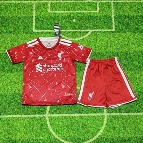 26/27 liverpool home kids kit