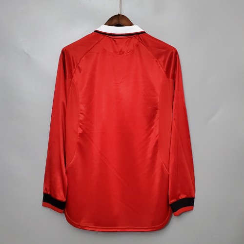 Retro long-sleeved 99/00 M-U Champions League version home