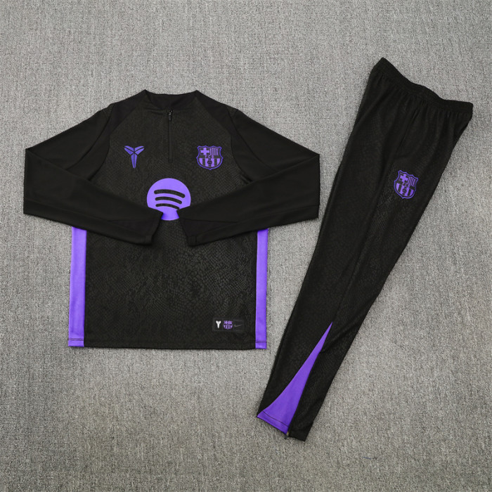 25/26 Barcelona kids training suit black