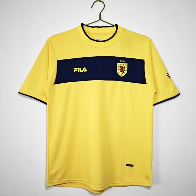 Retro 2002 Scotland Away football Jersey