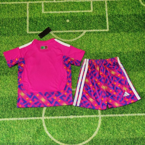 26/27 Mexico goalkeeper kids kit Pink
