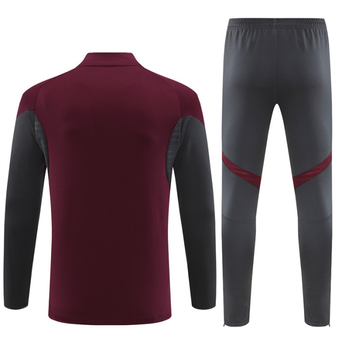 25/26 Arsenal kids training suit maroon