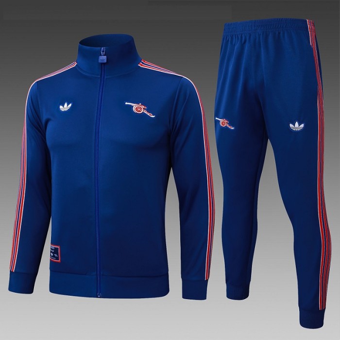 25/26 Arsenal Retro Adult jacket Royal Blue