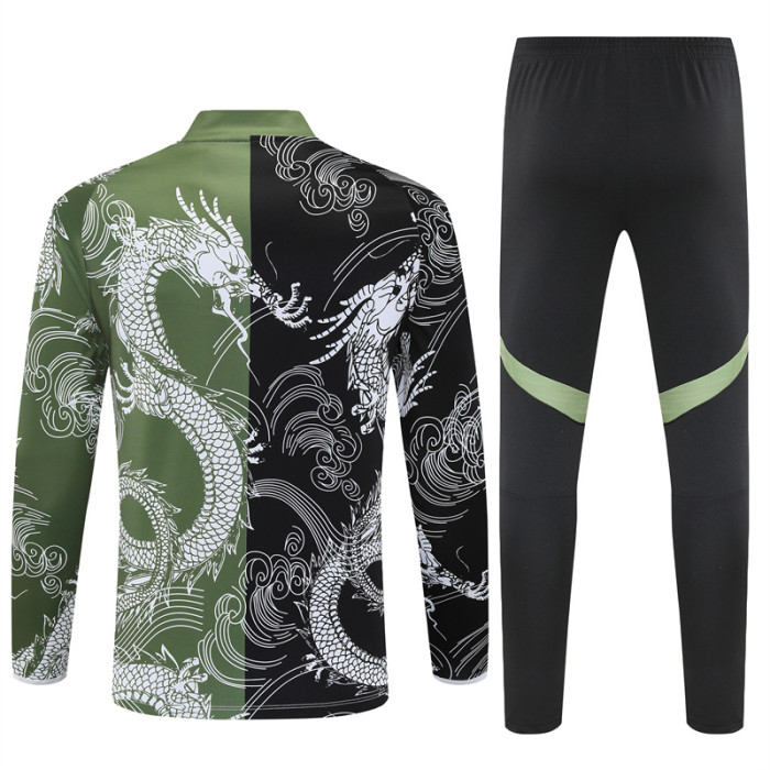 25/26 Real Madrid Adult training suit Green Black