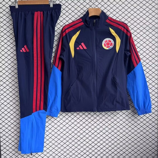 26/27 Colombia Adult training suit Royal Blue trench coat