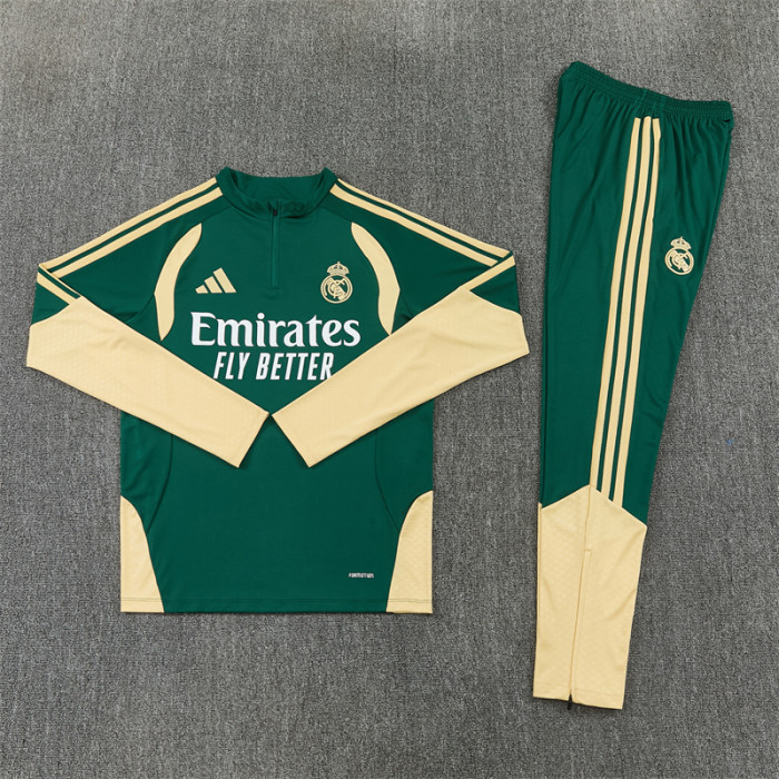 26/27 Real Madrid Kids training suit green